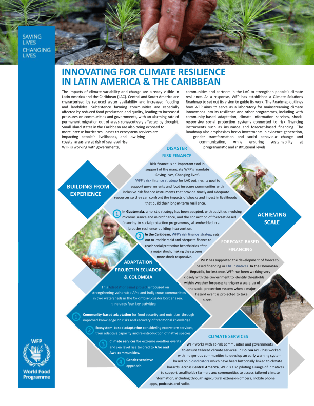 Innovating for Climate Resilience in Latin America & the Caribbean