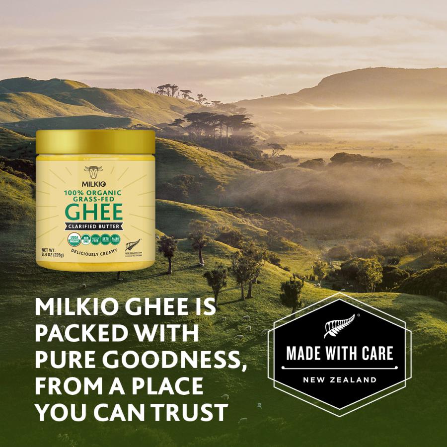 Milkio grass-fed organic ghee has earned good consumer feedback