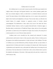 Caribbean music in new mode