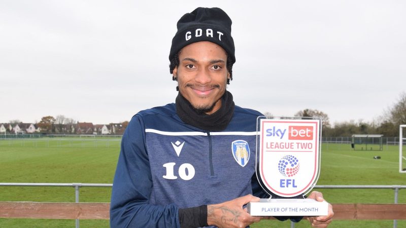 Jevani Brown interview: Colchester striker on non-League roots and becoming