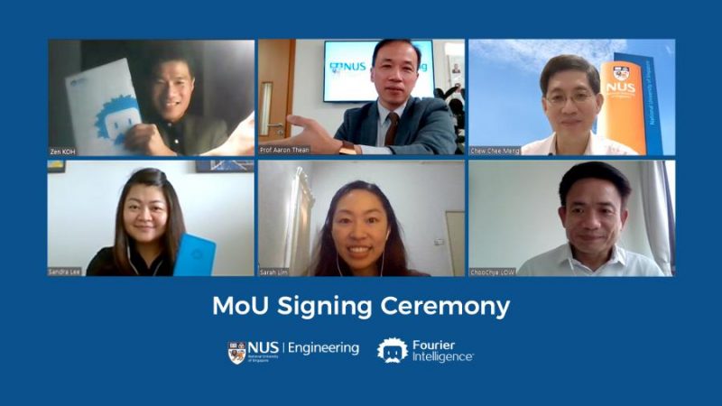 Fourier Intelligence partners the National University of Singapore to advance