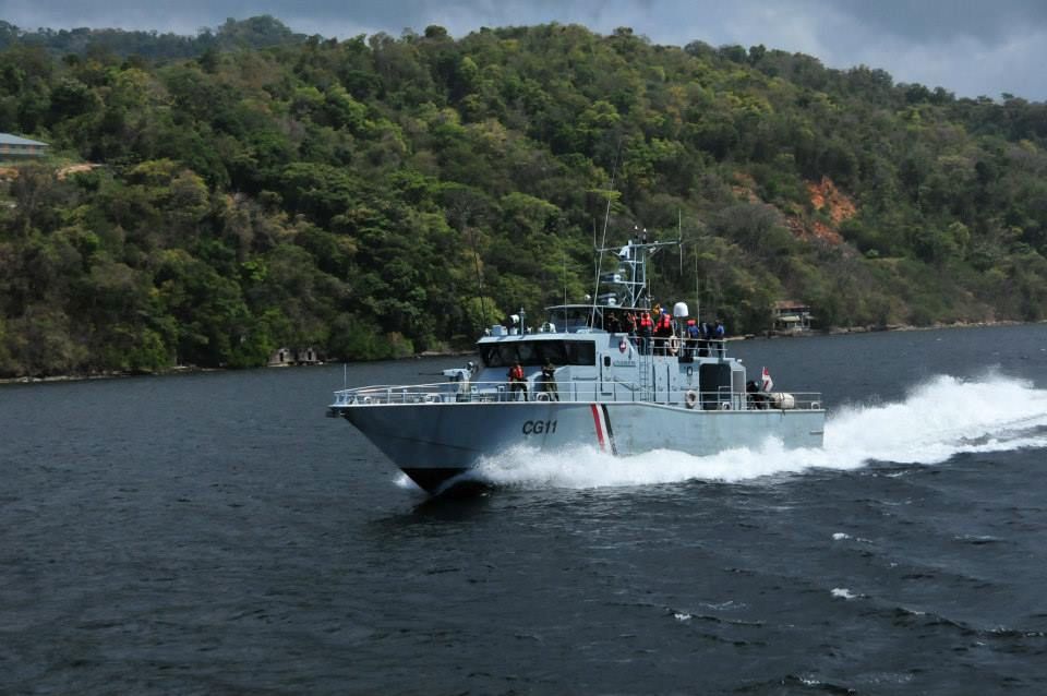 Trinidad coast guard breaks up illegal party