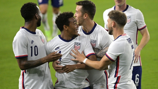 Jesus Ferreira, Paul Arriola, Jonathan Lewis net 2 goals each,