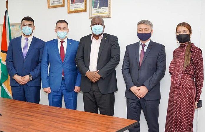 Guyana attracts Kazakhstan business interest