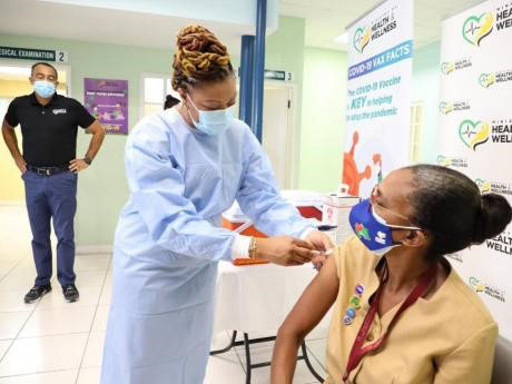 Jamaica Public health nurse first to get COVID jab