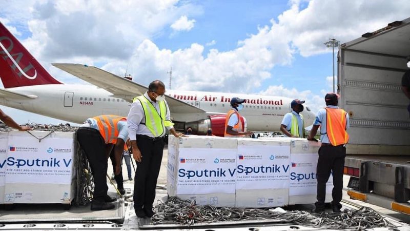 Sputnik COVID vaccines arrive