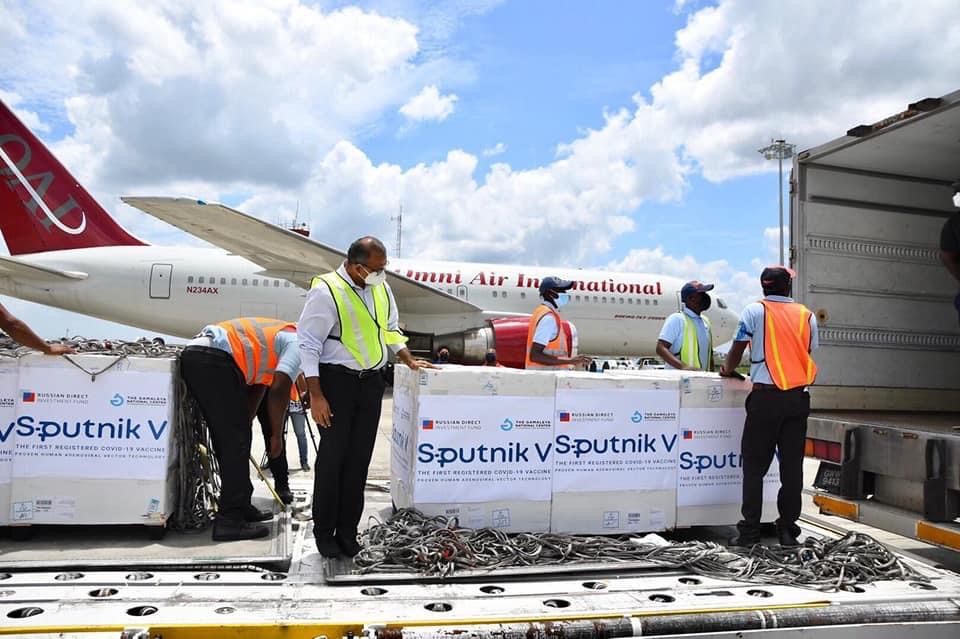 Sputnik COVID vaccines arrive