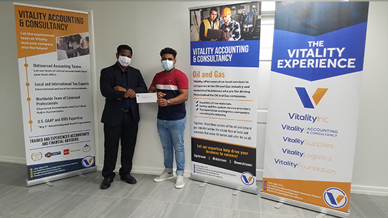 Vitality Inc sponsors cricket tournament and educational Scholarship for BCB
