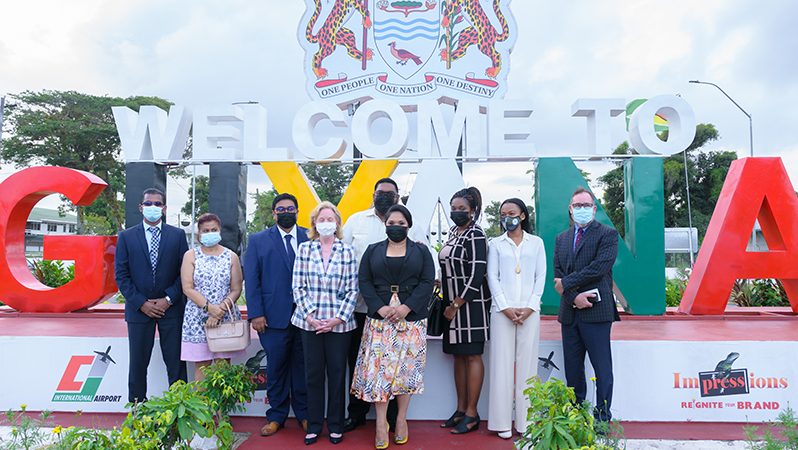 $25M ‘Welcome to Guyana’ sign commissioned at CJIA