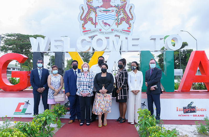 $25M ‘Welcome to Guyana’ sign commissioned at CJIA