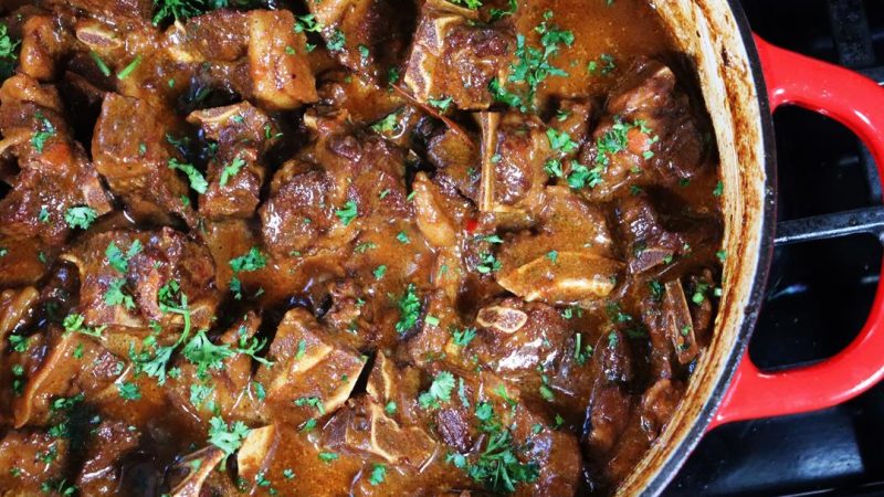 Curry Stew (ed) Goat.