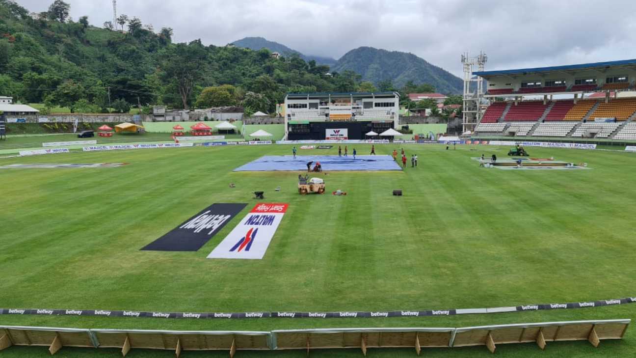 Persistent rain washes out first T20I between West Indies and