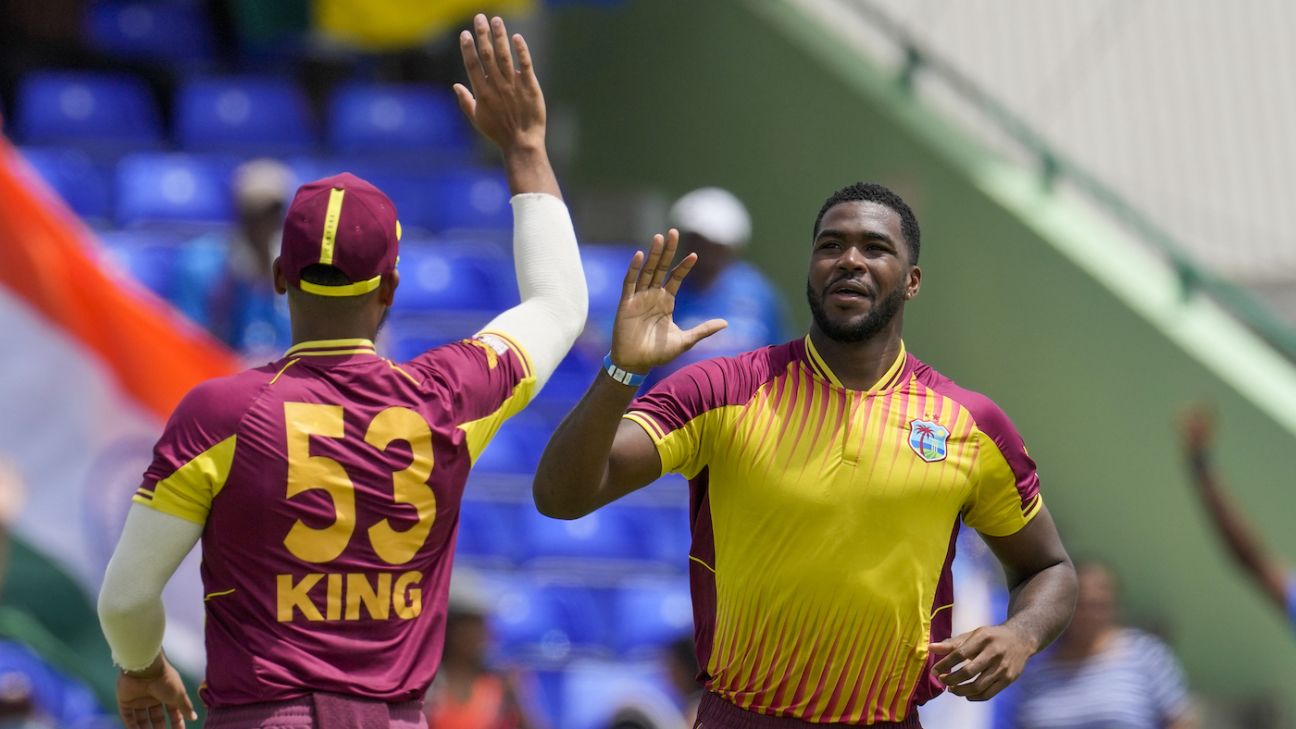 McCoy 6 for 17, King 68 help West Indies level