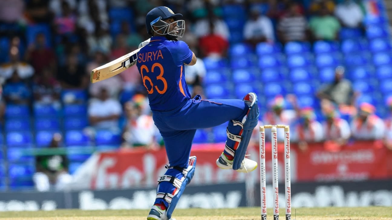 Suryakumar Yadav pyrotechnics give India 2-1 lead after Ashwin, Pandya