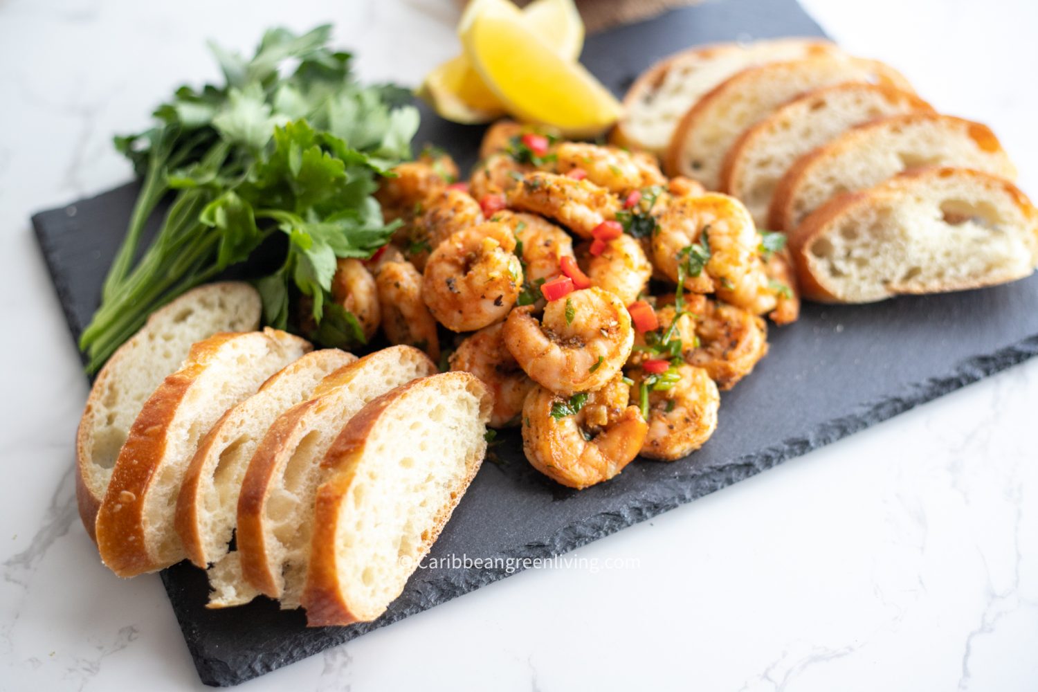 Quick And Healthy Lemon Garlic Shrimp