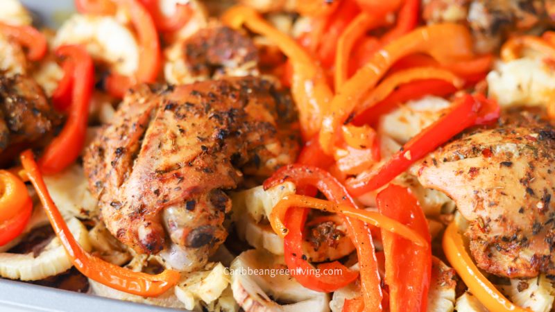 One-pan Piri-Piri Chicken Dinner