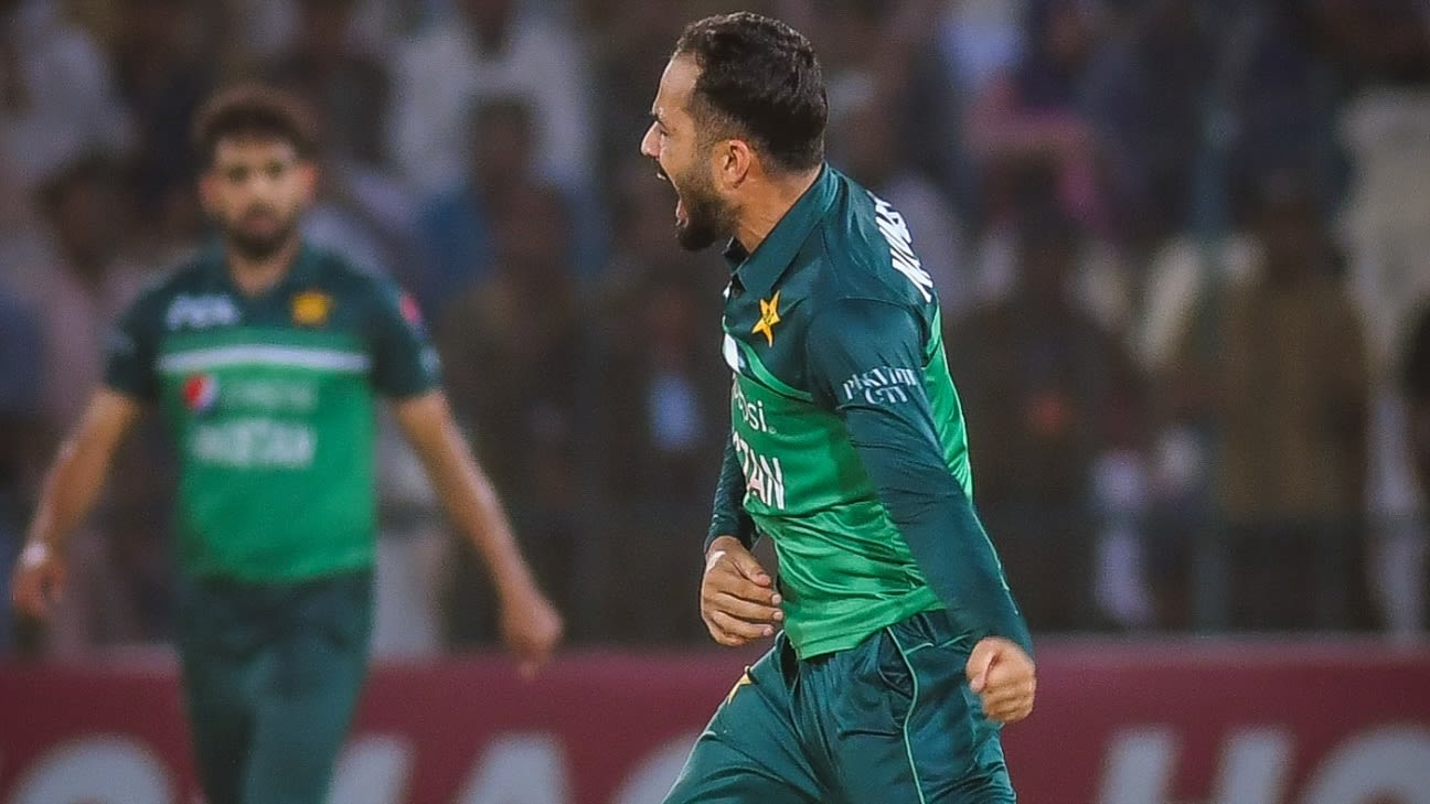 Mohammad Nawaz’s four-wicket haul leads Pakistan to series win