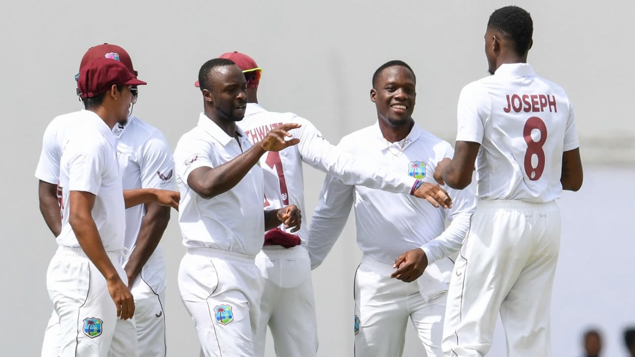 West Indies in pole position after seamers combine to skittle
