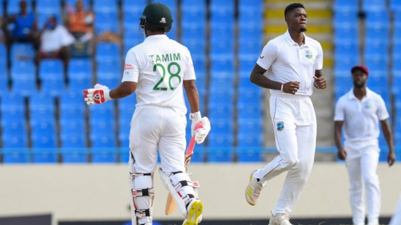 Joseph strikes twice after Brathwaite, Blackwood fifties to continue West