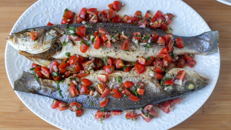 Branzino with Sauce Vierge