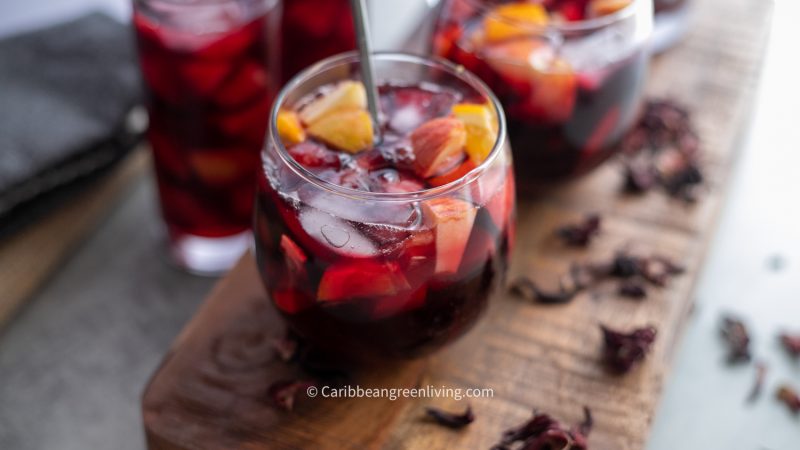 Mocktail Recipe: Hibiscus Flower Sangria