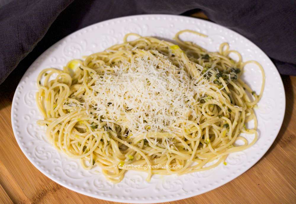 Sweet Leek Carbonara Recipe