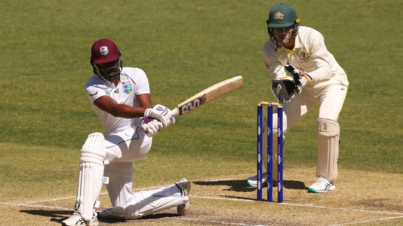 Concussion sub Brooks does the business for West Indies