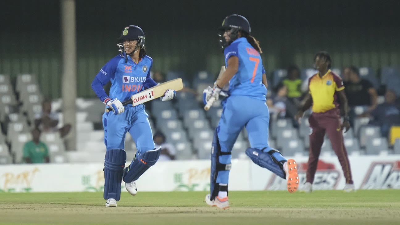 Mandhana and Harmanpreet bludgeon West Indies in dominant win
