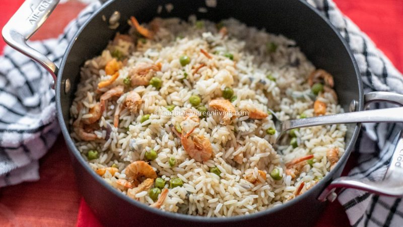 Yellow Rice with Dried Shrimp