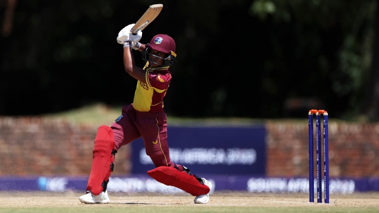 Ireland bat; Stafanie Taylor, Chedean Nation and Shakera Selman out