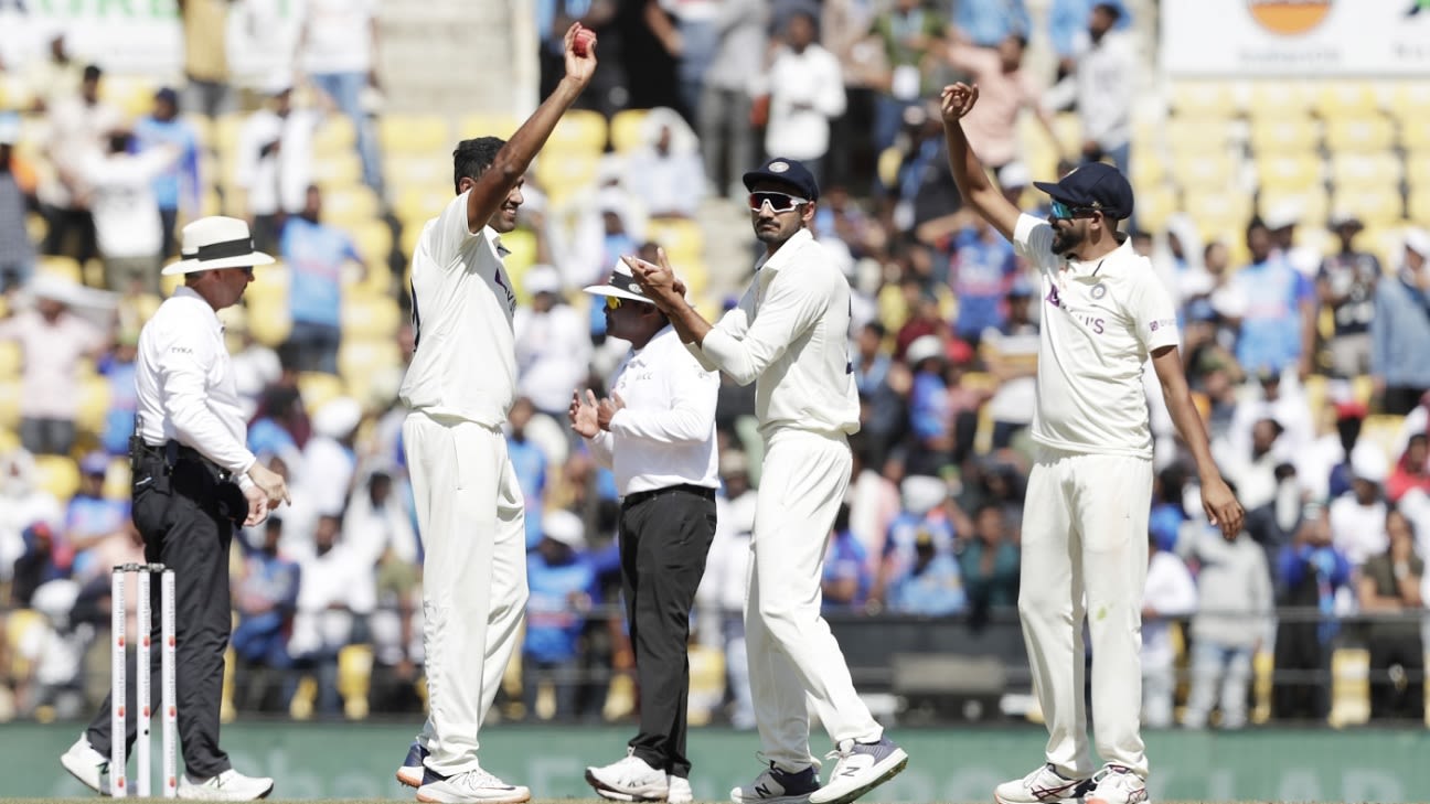 Ashwin closes in on Cummins at the top of Test