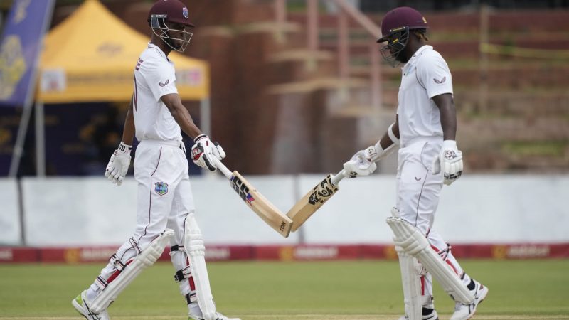 Chase hits half-century as West Indies put Zimbabwe under pressure