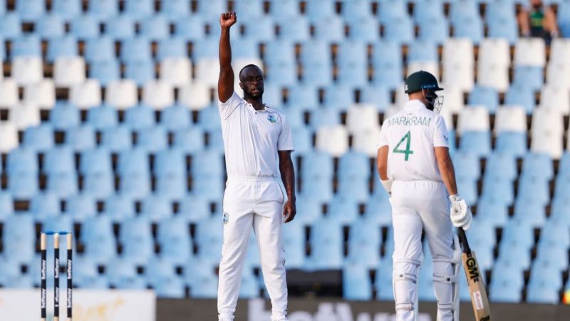 West Indies roar back in 11-wicket session after South Africa’s