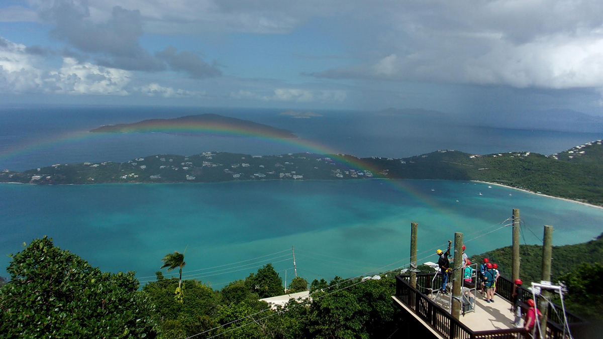 Caribbean Photo of the Week: A Rainbow in St Thomas,