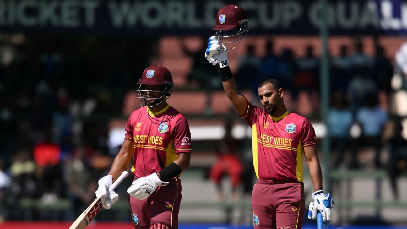 Hope, Pooran centuries headline West Indies’ rout of Nepal