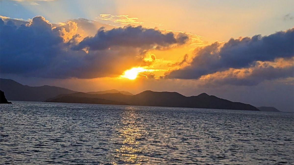 Caribbean Photo of the Week: Sunset Over Norman Island, BVI