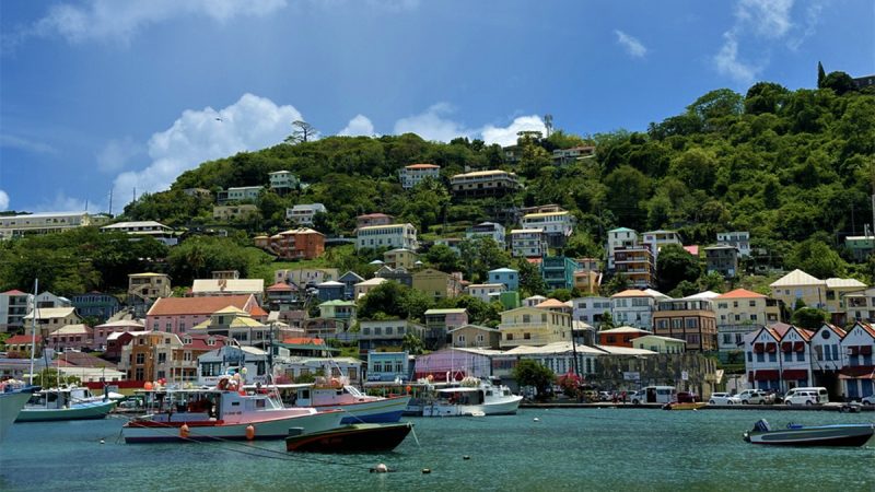 In Grenada, a Postcard-Perfect Caribbean Town  