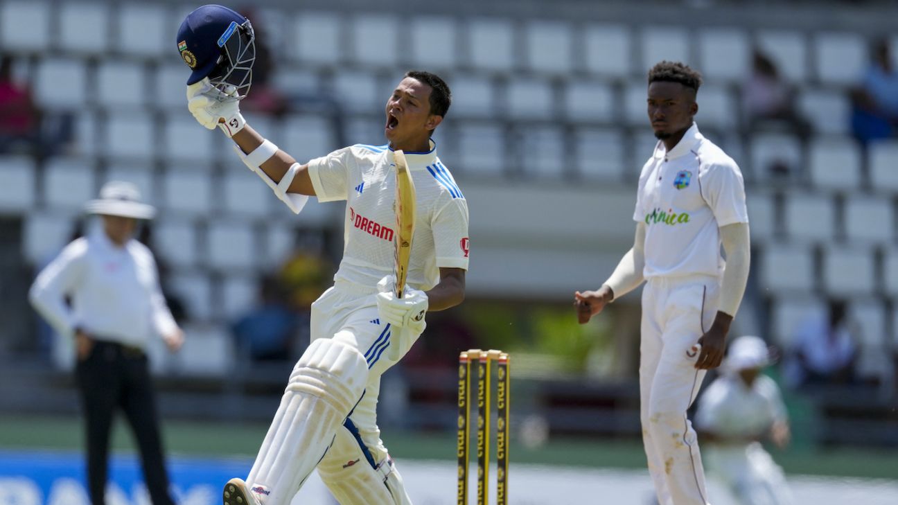 West Indies strike after Jaiswal and Rohit score hundreds