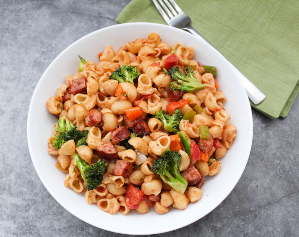 Easy Pasta with Sausages and Broccoli