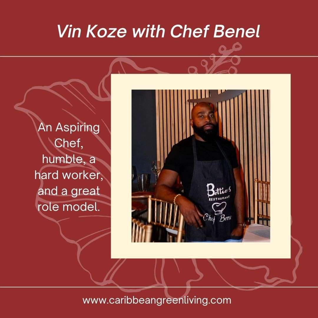 Vin Koze with Chef Benel