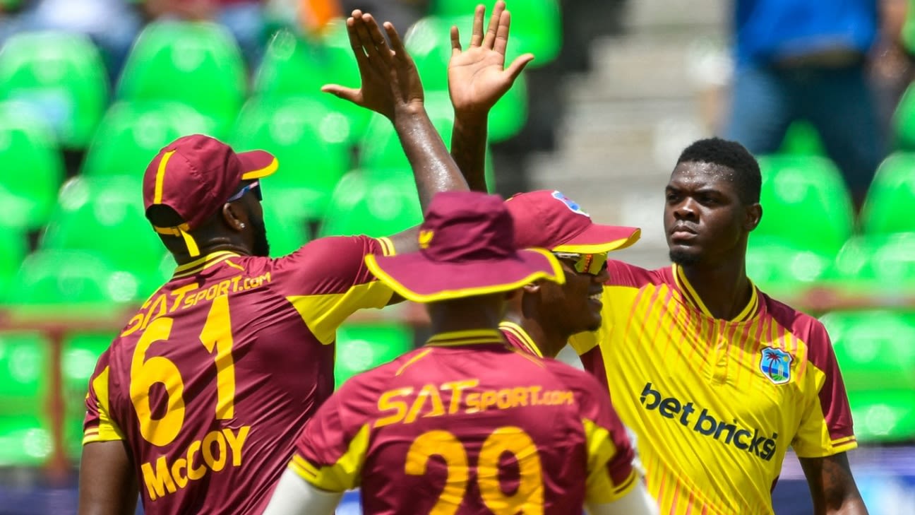 Unchanged India bat in series decider; Alzarri Joseph, Roston Chase