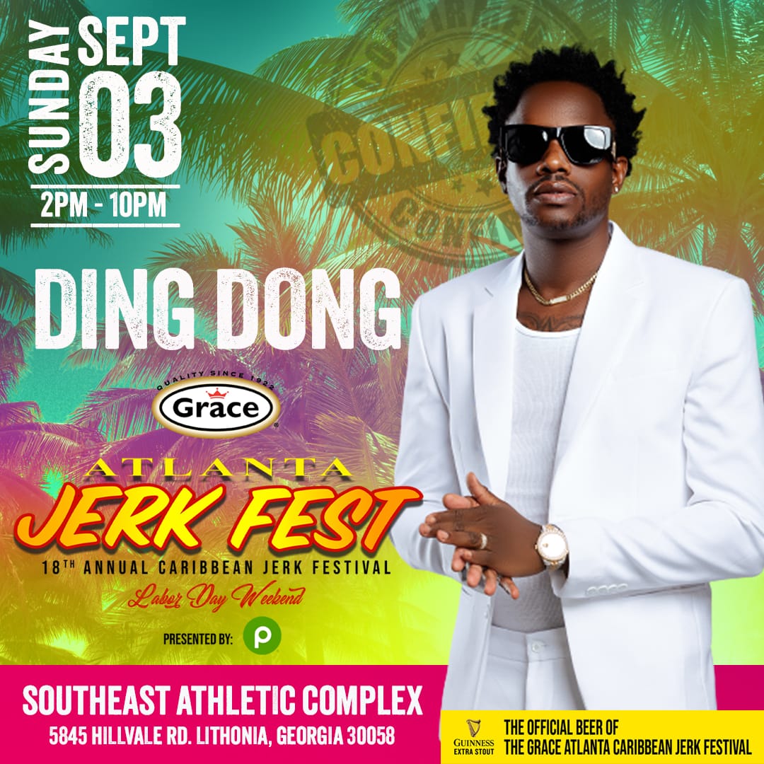 Ding Dong added to lineup at the 18th Annual Grace Atlanta Caribbean Jerk Festival
