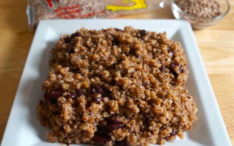 Easy Millet with Red Kidney Beans (Pitimi ak pwa rouge)