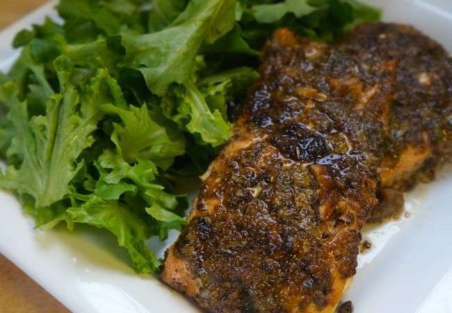 Rubbed Salmon