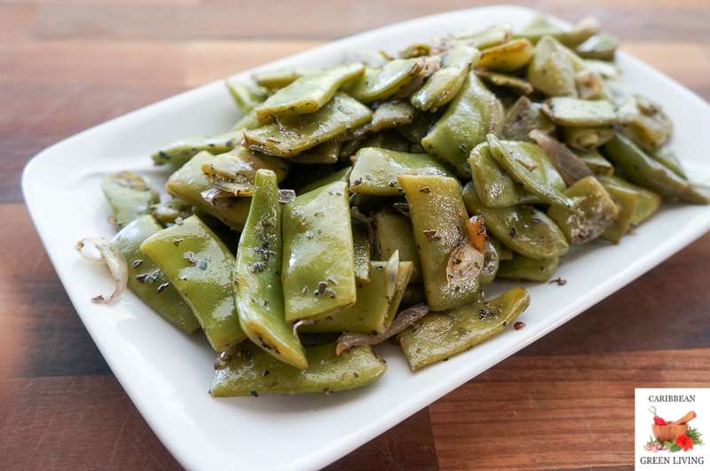 Sautéed Italian Green Beans with Garlic and Shallots