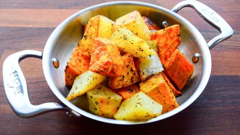 Roasted White and Sweet Potatoes: A Hearty and Healthy Side