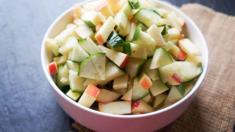 Quick and Easy Cucumber and Apple Salad