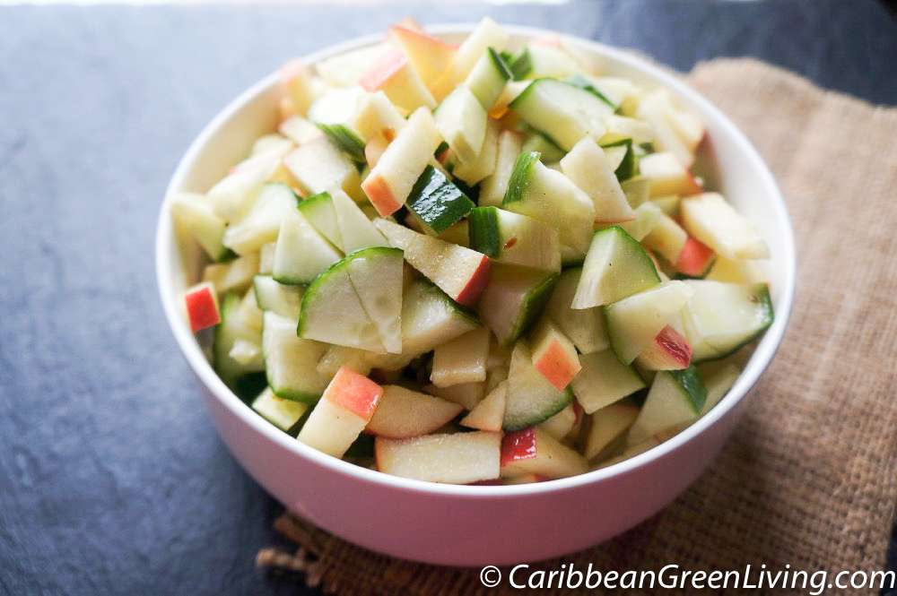 Quick and Easy Cucumber and Apple Salad