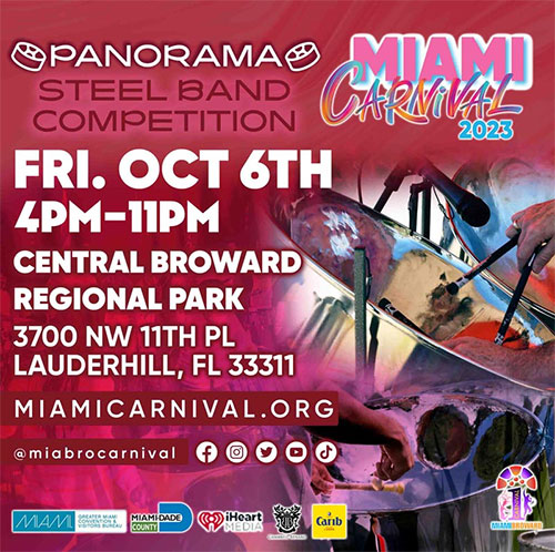 Miami Carnival Set to Hold Annual Panorama Steelband Competition On