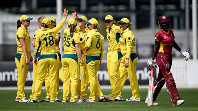 Australia win with 211 balls to spare after West Indies